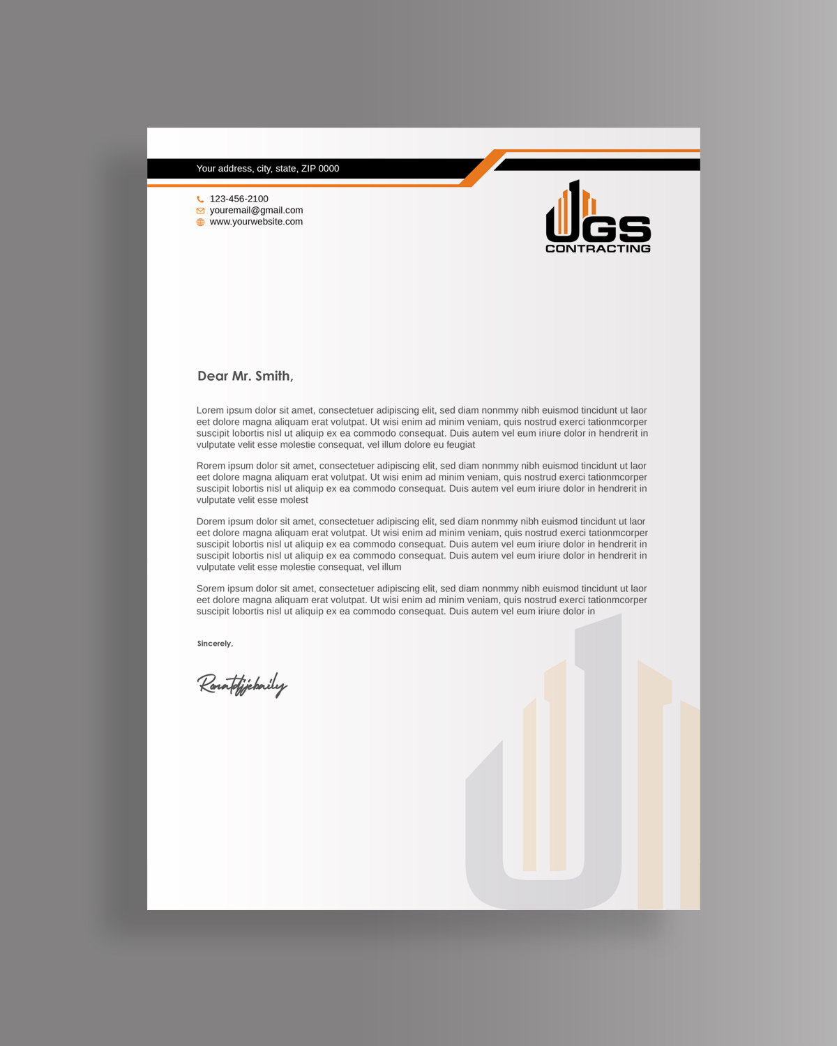 Letterhead Design by LAXMI DESIGNHUB for this project | Design #29528040