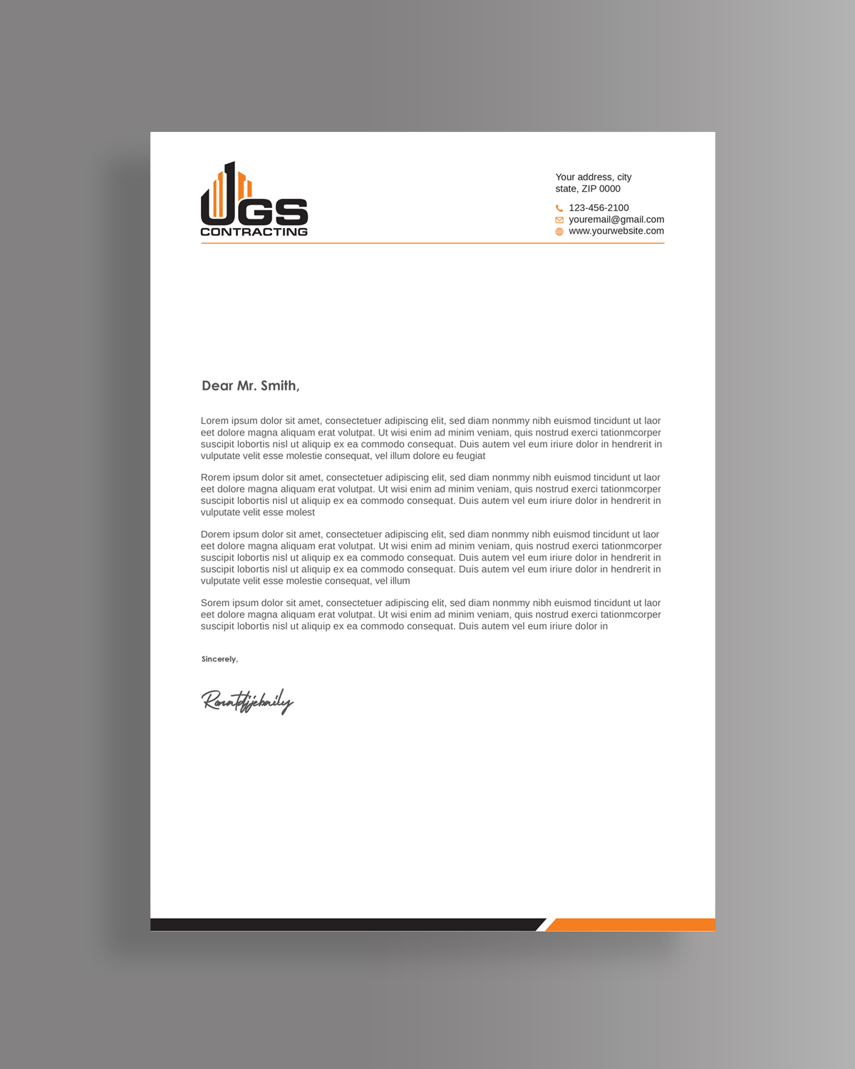 Letterhead Design by LAXMI DESIGNHUB for this project | Design #29528043