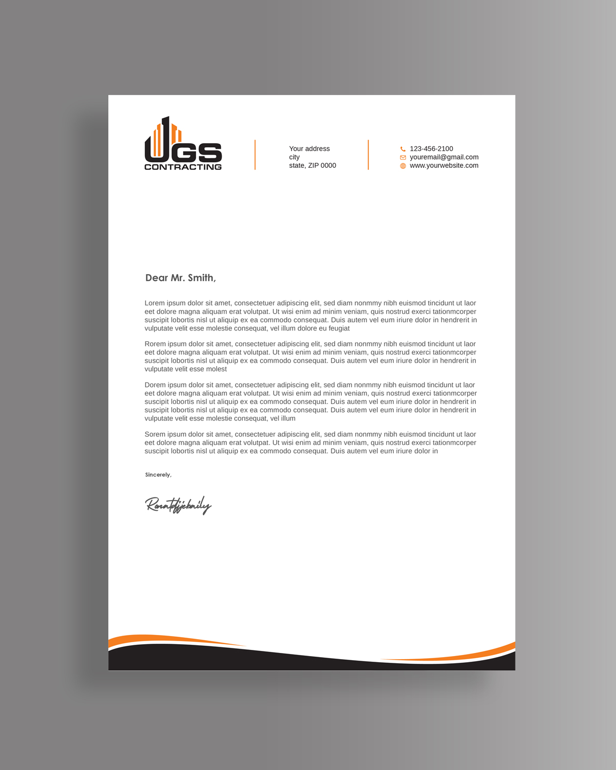 Letterhead Design by LAXMI DESIGNHUB for this project | Design #29528044