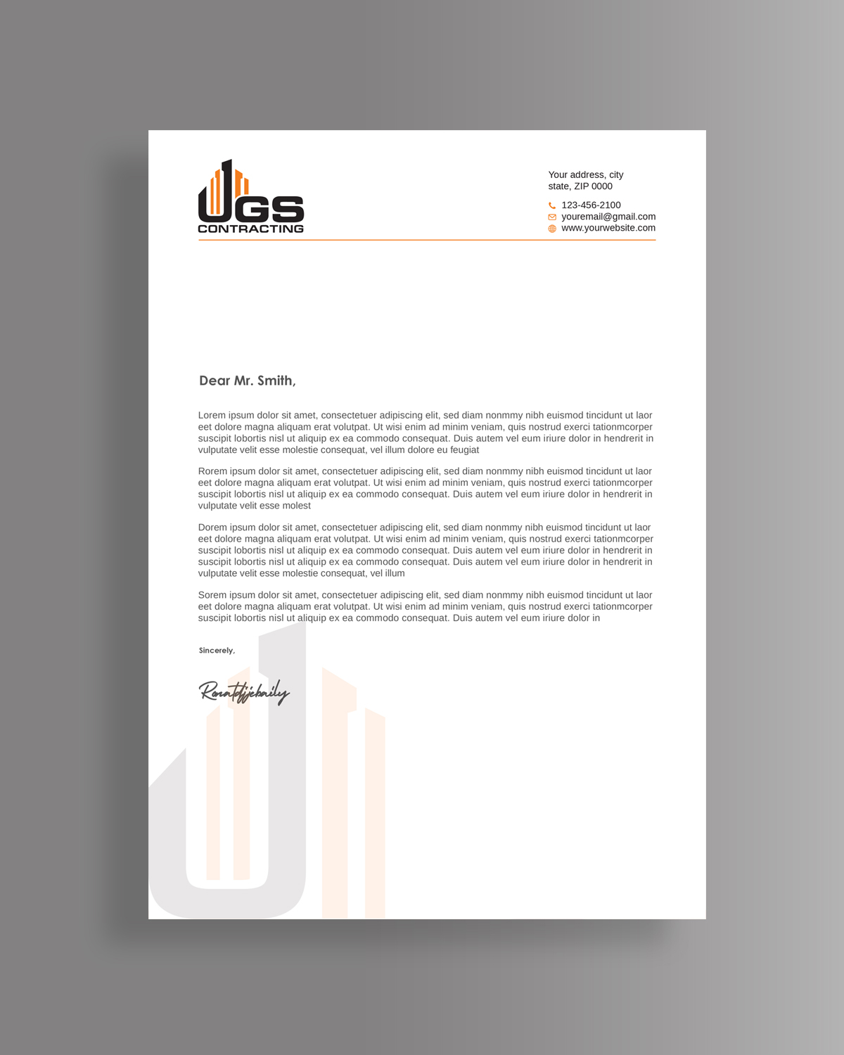 Letterhead Design by LAXMI DESIGNHUB for this project | Design #29528045
