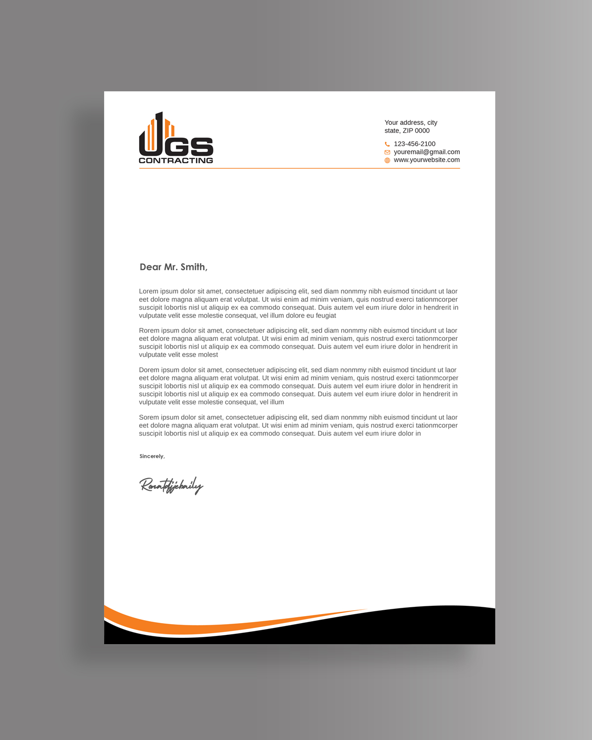 Letterhead Design by LAXMI DESIGNHUB for this project | Design #29528046