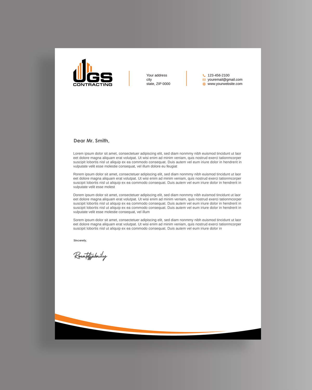 Letterhead Design by LAXMI DESIGNHUB for this project | Design #29528047