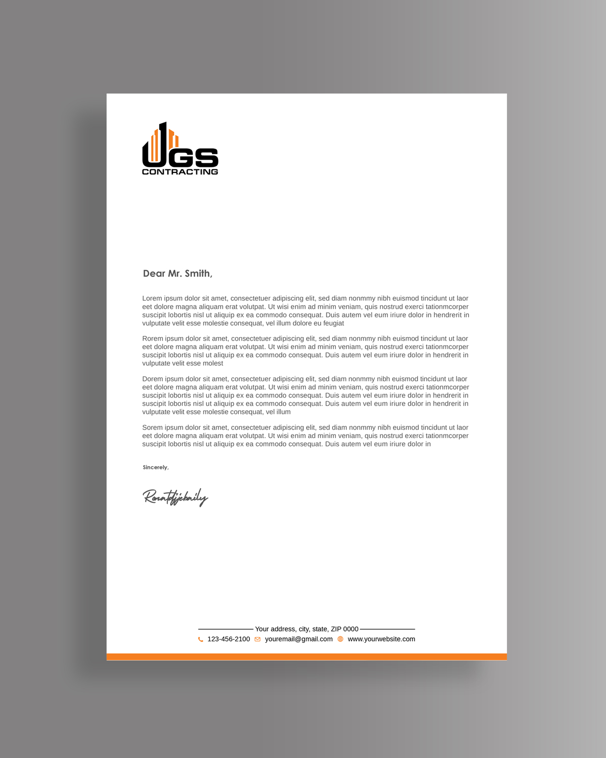 Letterhead Design by LAXMI DESIGNHUB for this project | Design #29528049