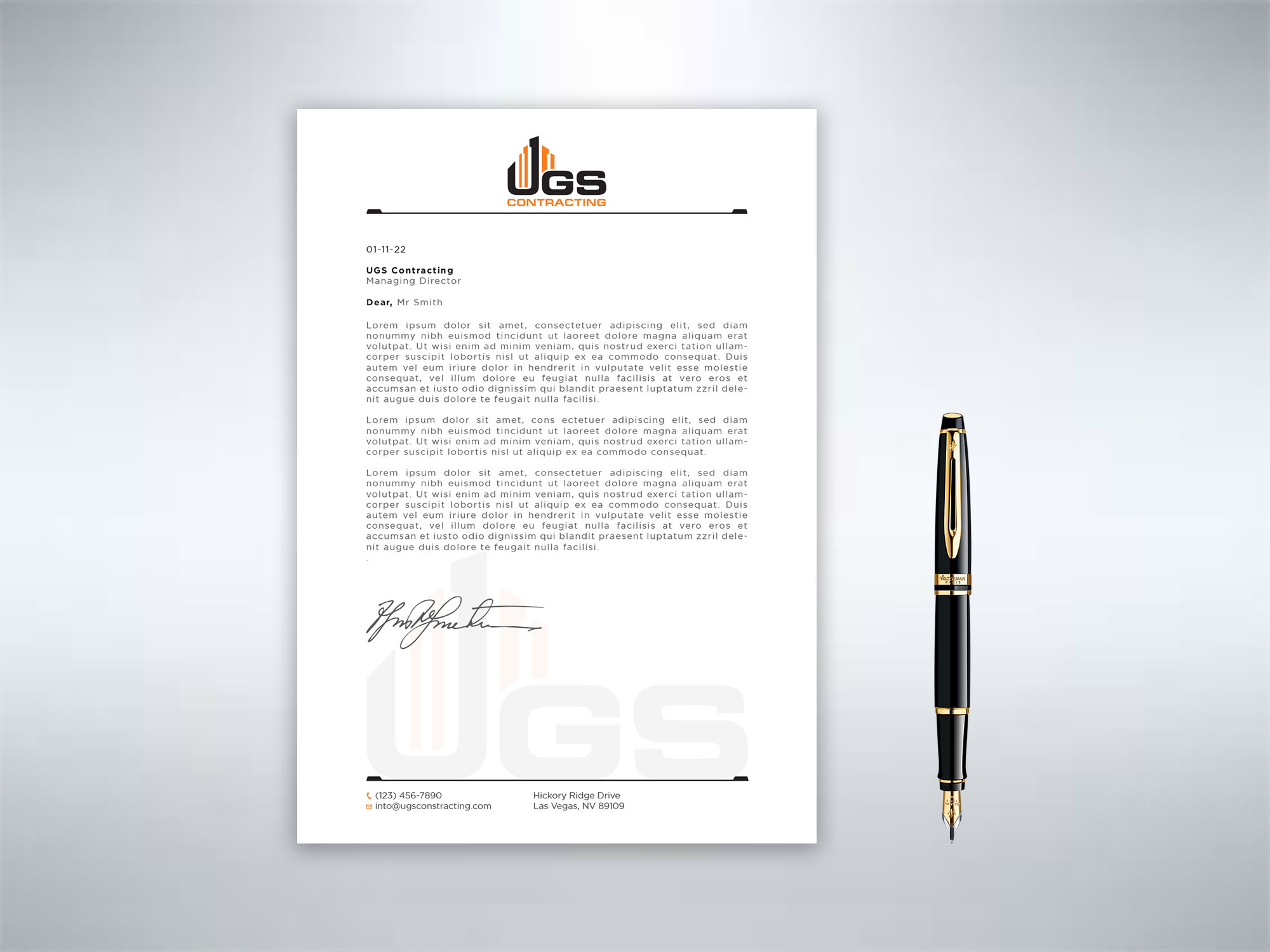 Letterhead Design by Tripti Ranjan Gain for this project | Design #29556961