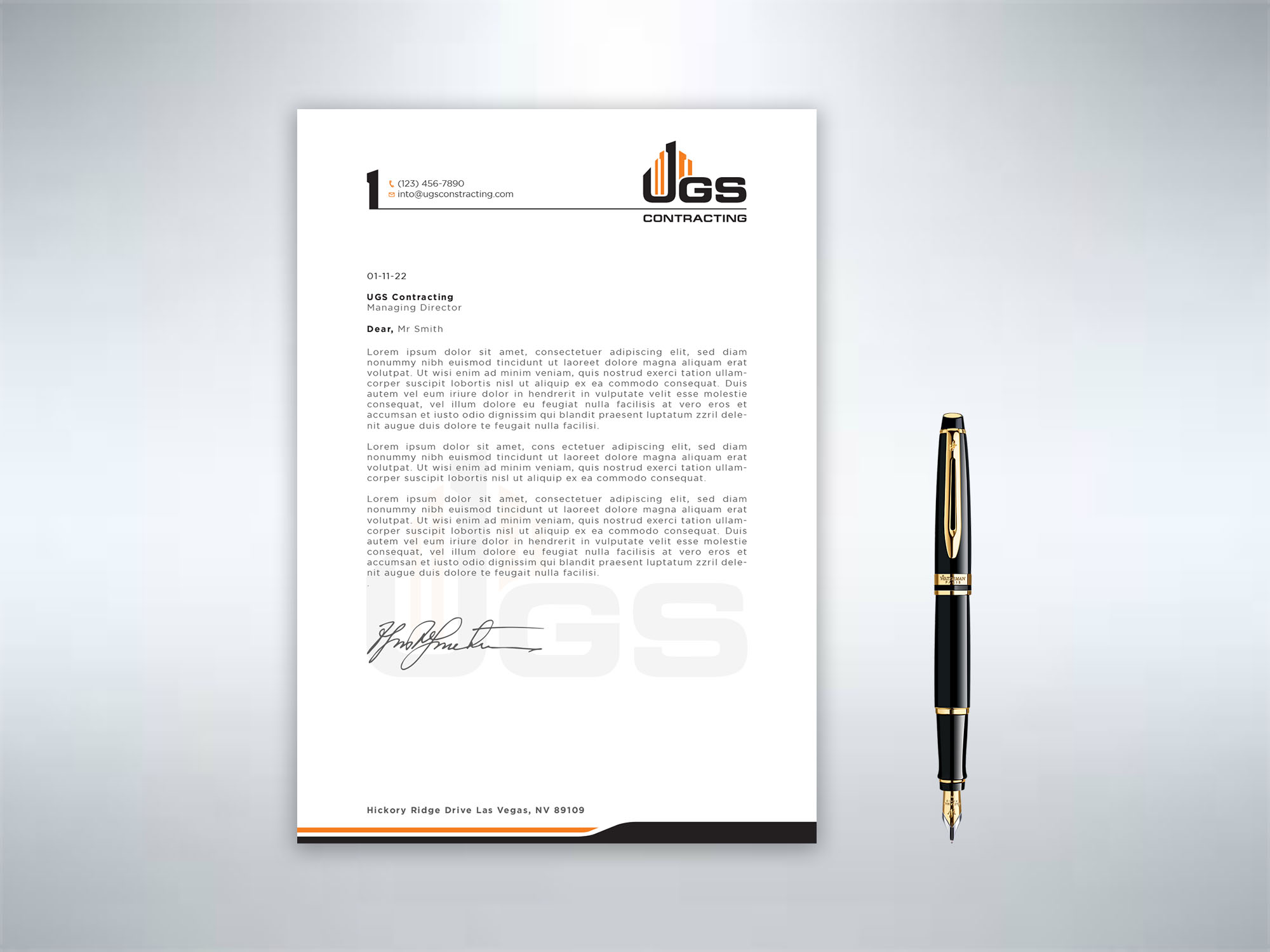 Letterhead Design by Tripti Ranjan Gain for this project | Design #29556964
