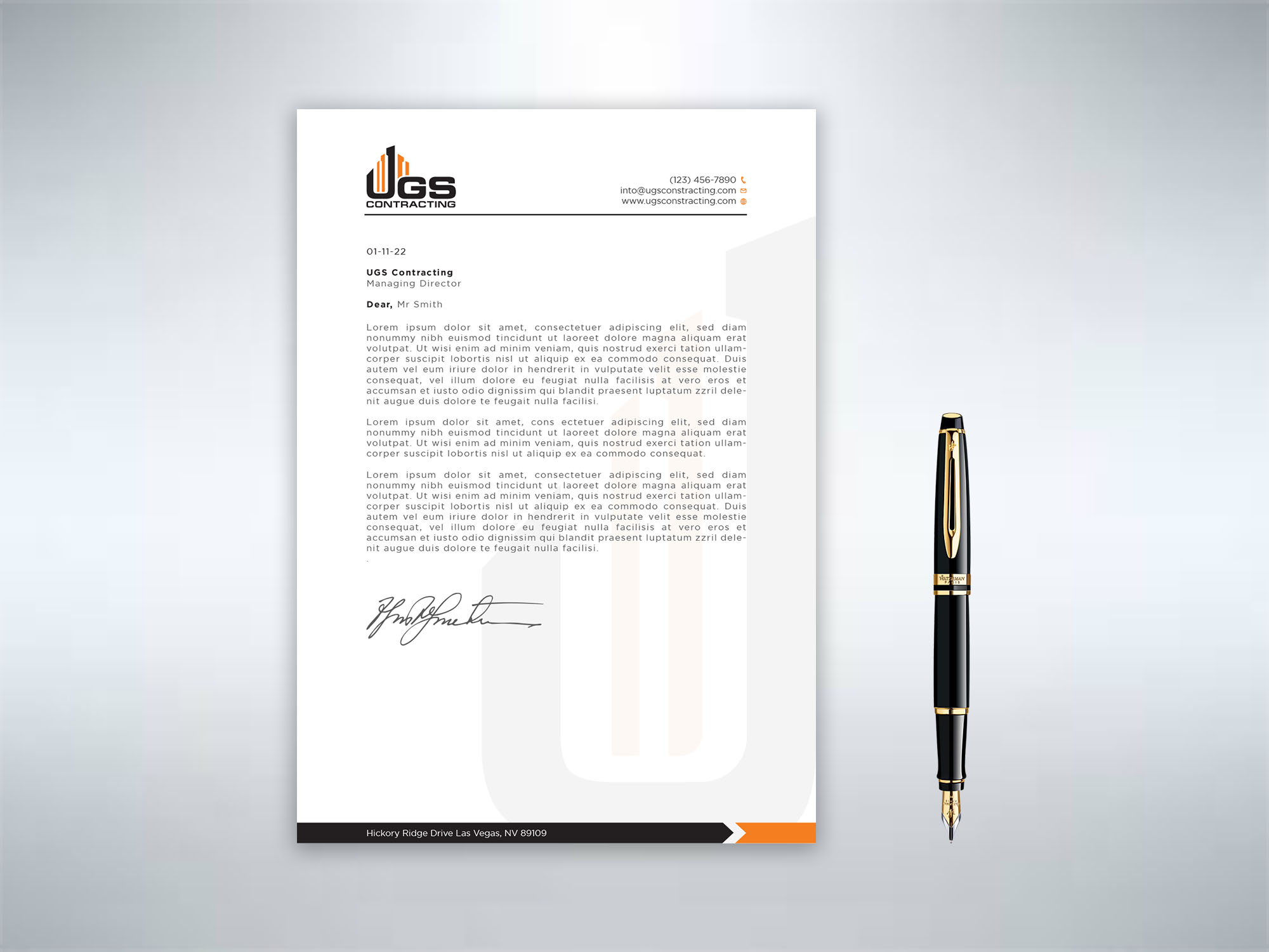 Letterhead Design by Tripti Ranjan Gain for this project | Design #29556965