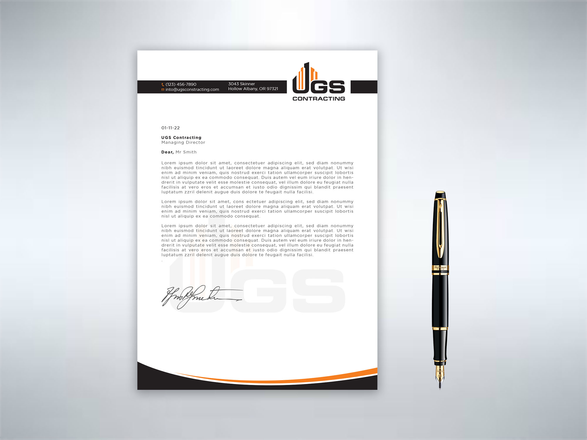 Letterhead Design by Tripti Ranjan Gain for this project | Design #29556970