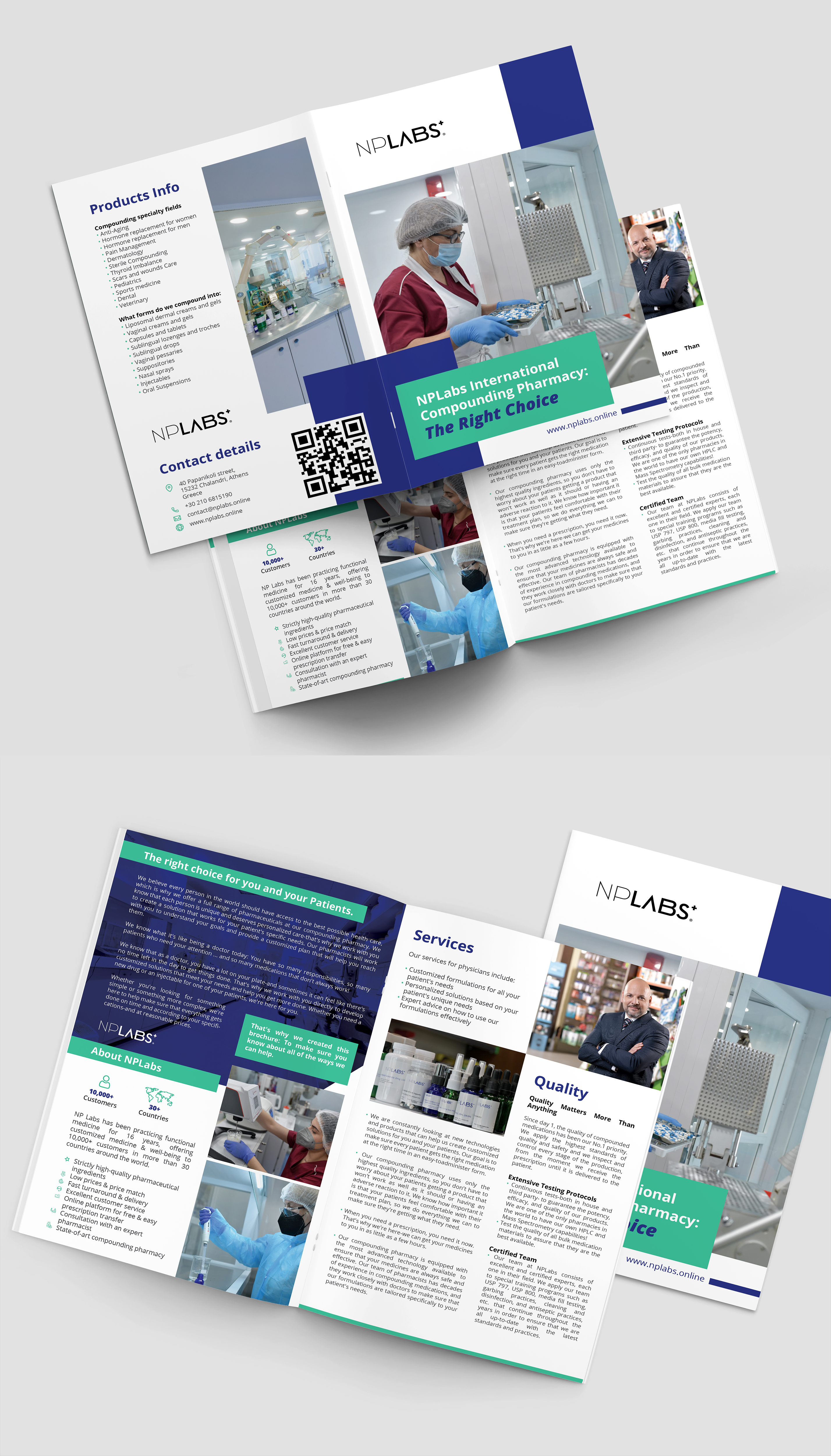 Brochure Design by Achiver for N PSATHAS KAI SIA EE | Design #29553654
