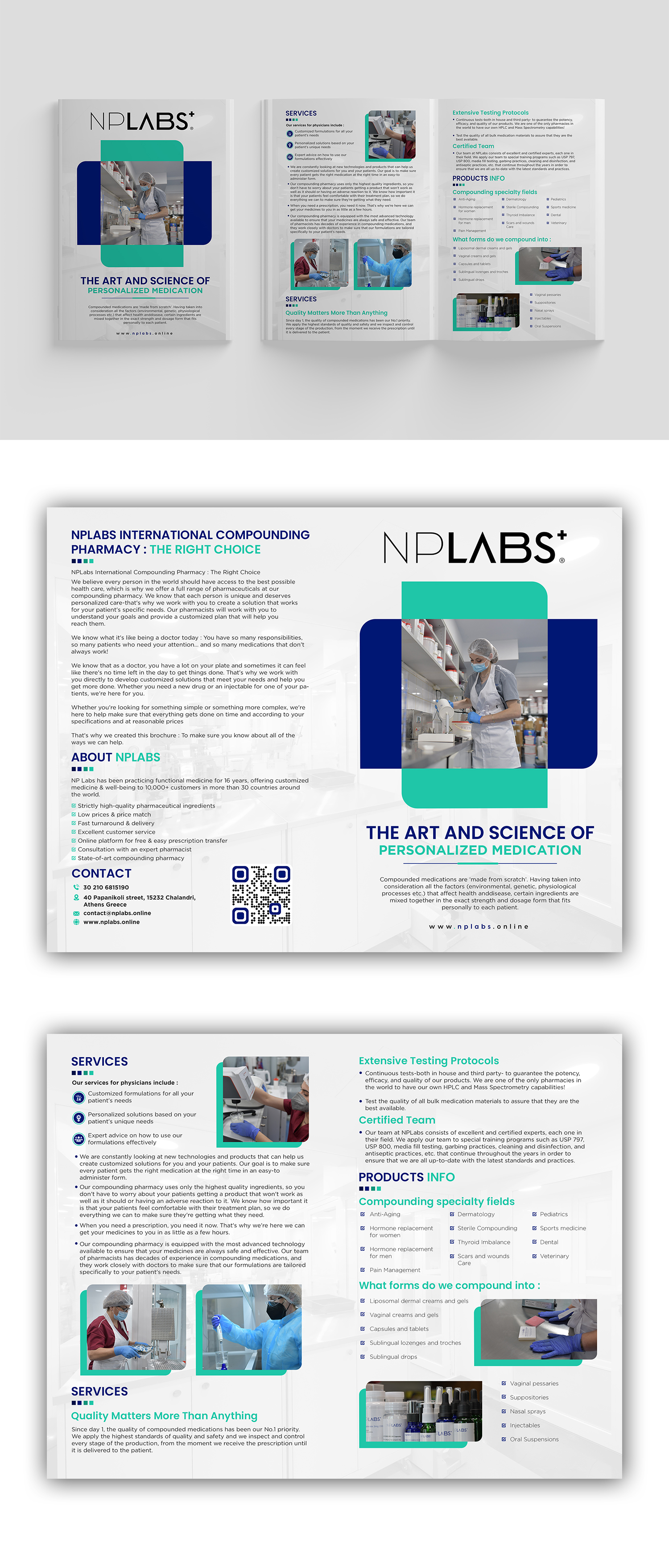 Brochure Design by debdesign for N PSATHAS KAI SIA EE | Design #29541377