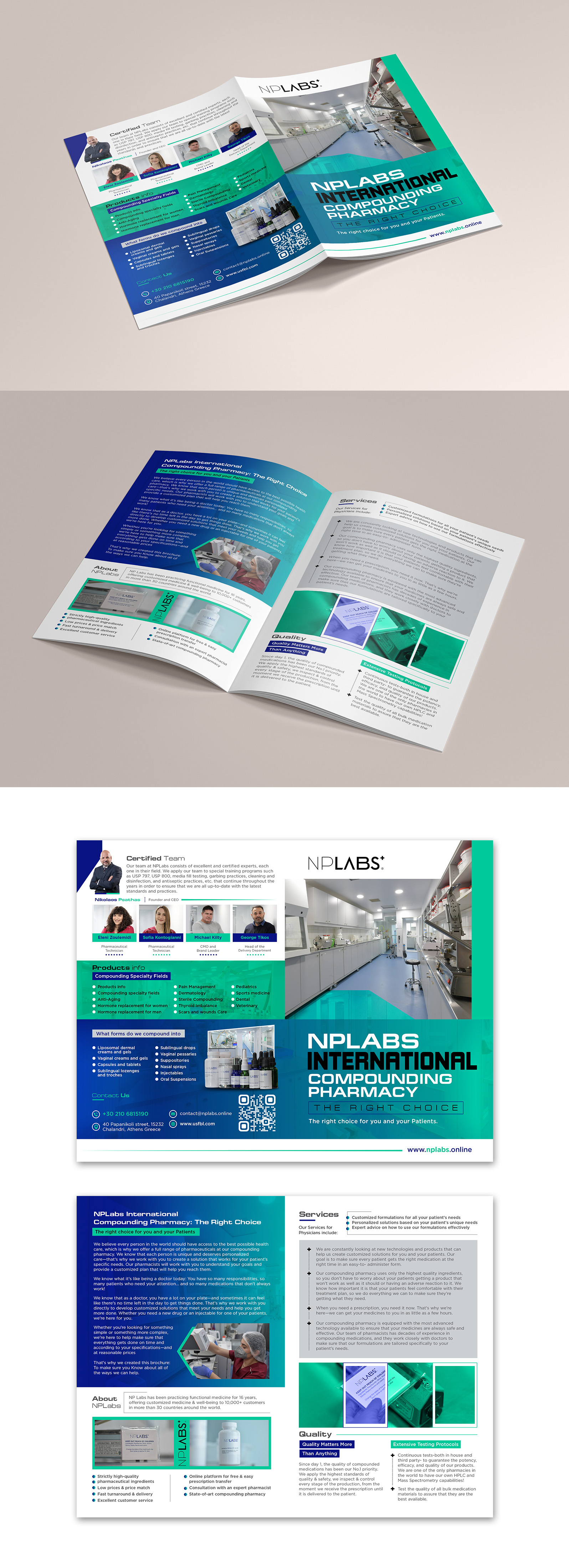 Brochure Design by debdesign for N PSATHAS KAI SIA EE | Design #29543751