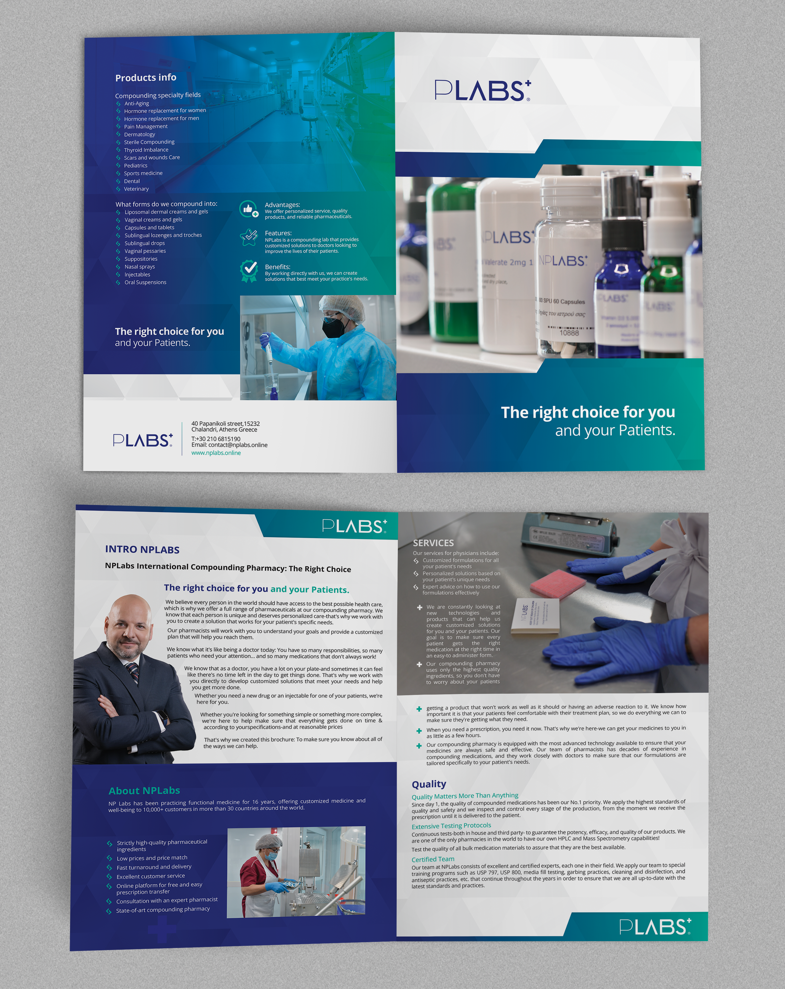 Brochure Design by Mulugeta for N PSATHAS KAI SIA EE | Design #29556098