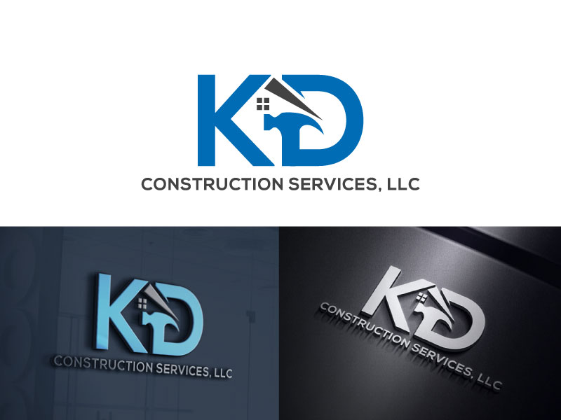 Logo Design by Cliping_path for KD Construction Services, LLC | Design #29537821