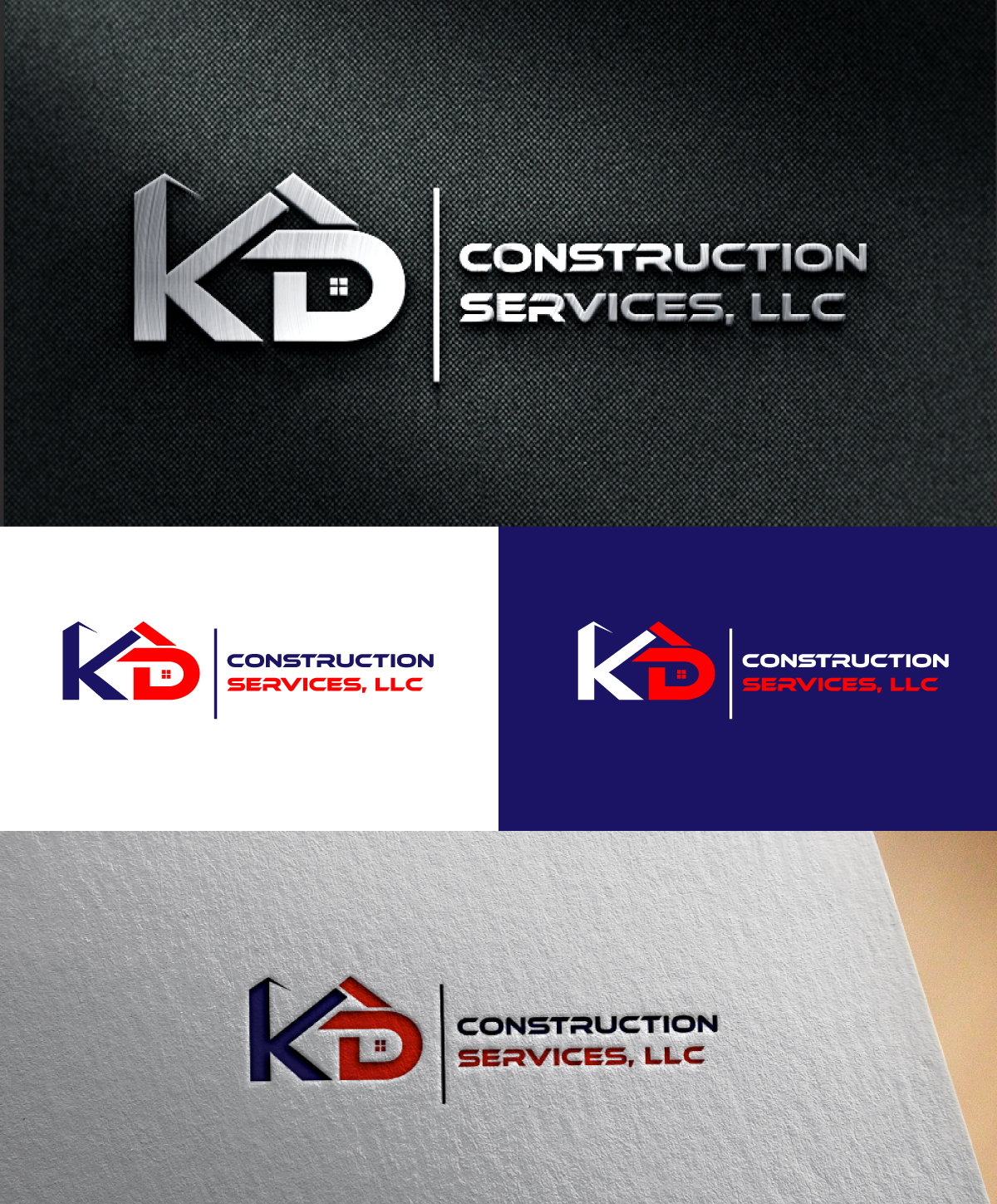 Logo Design by RS_Design for KD Construction Services, LLC | Design #29552371