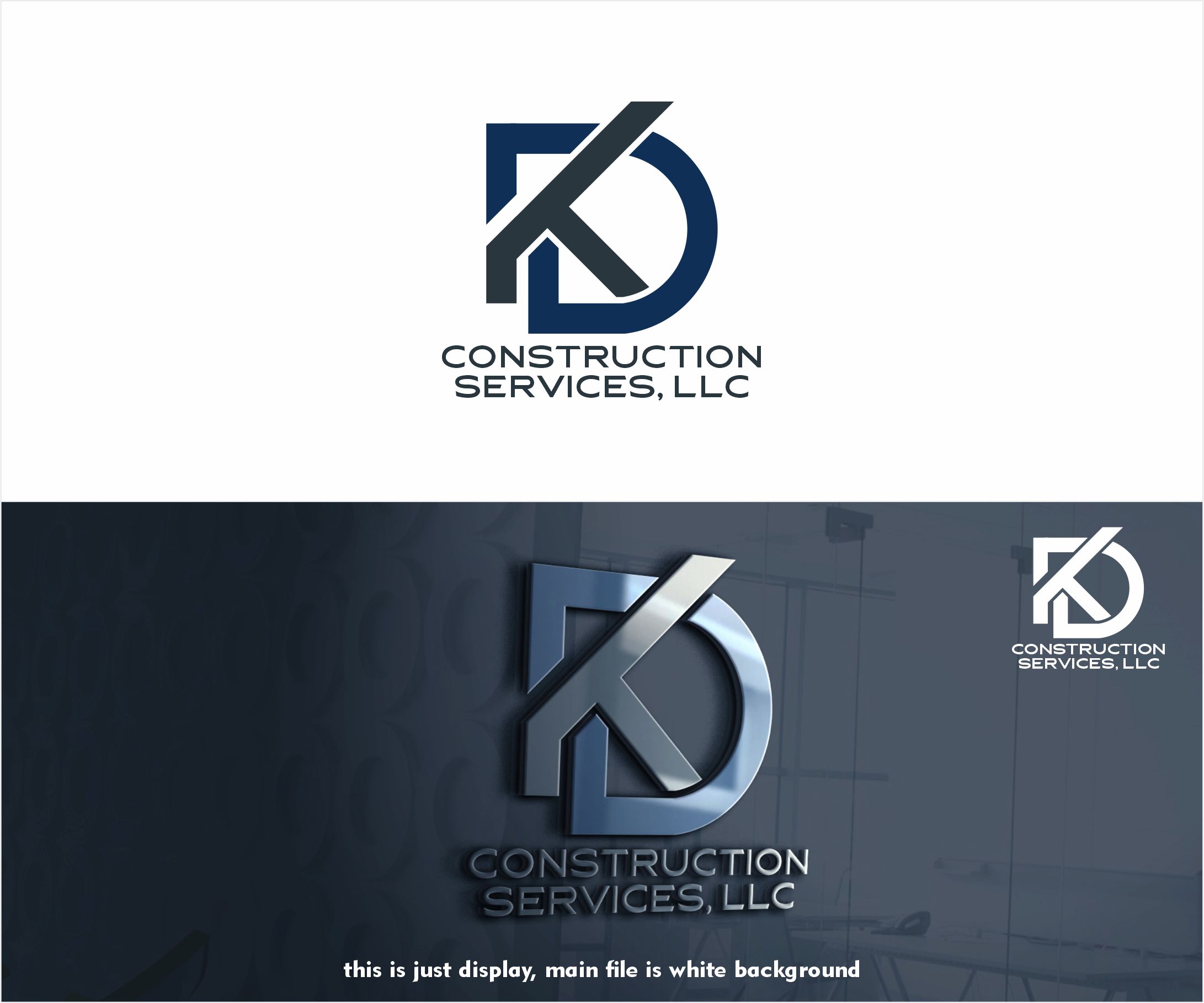 Logo Design by alkaline for KD Construction Services, LLC | Design #29533790