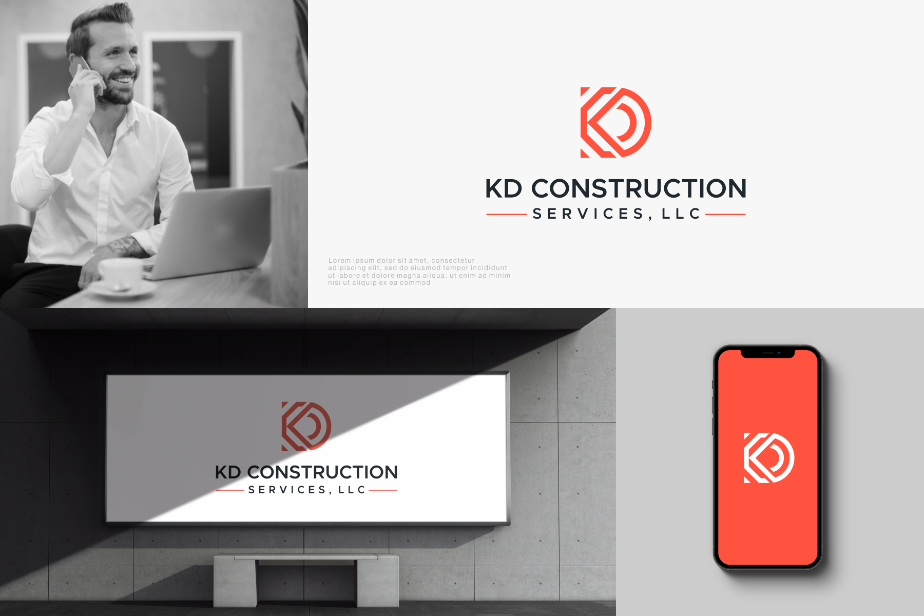 Logo Design by sabina aiko for KD Construction Services, LLC | Design #29540665