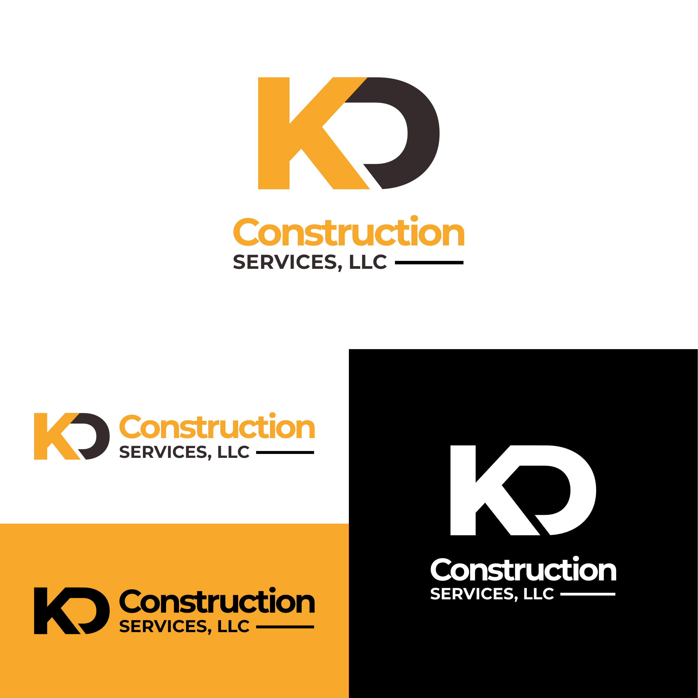 Logo Design by Design by Nilahm for KD Construction Services, LLC | Design #29538892