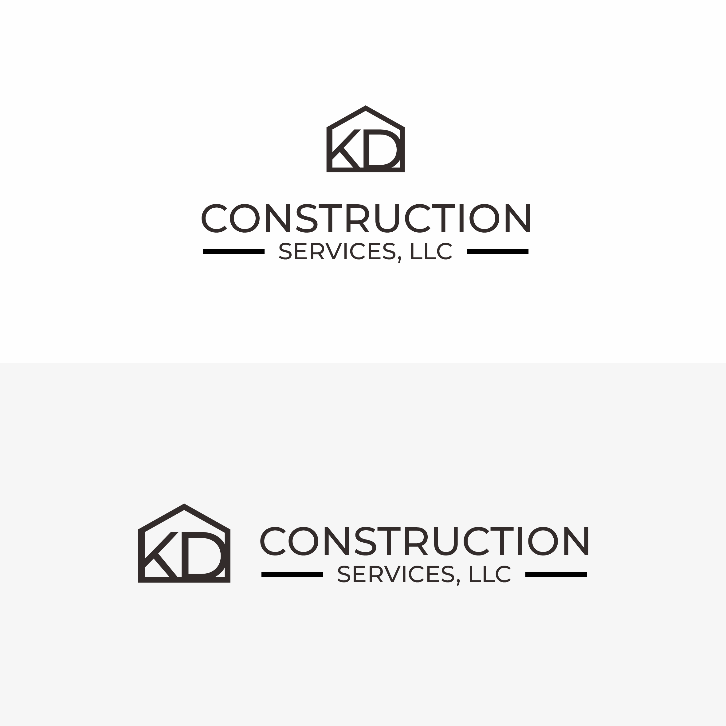 Logo Design by Design by Nilahm for KD Construction Services, LLC | Design #29546315
