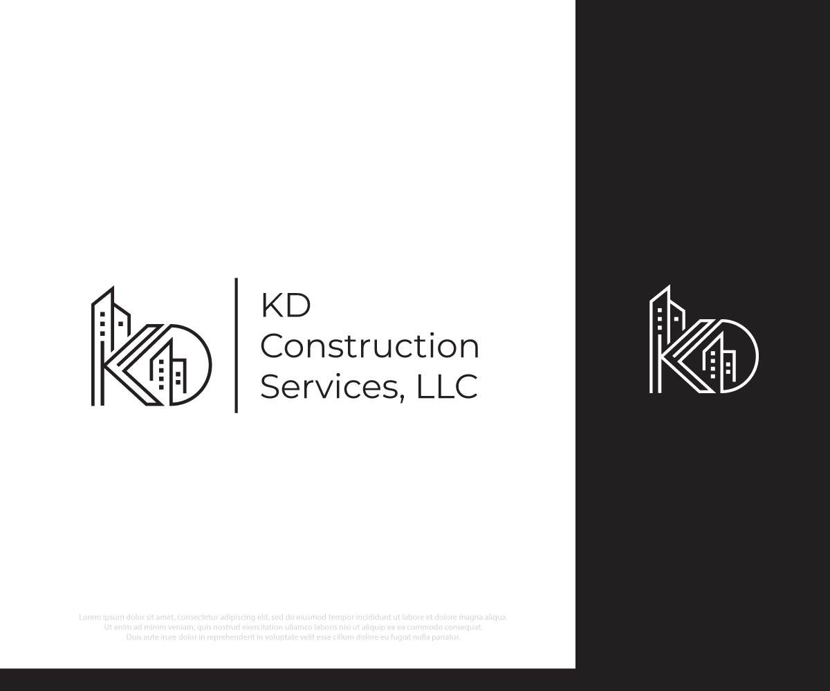 Logo Design by ecorokerz for KD Construction Services, LLC | Design #29533550