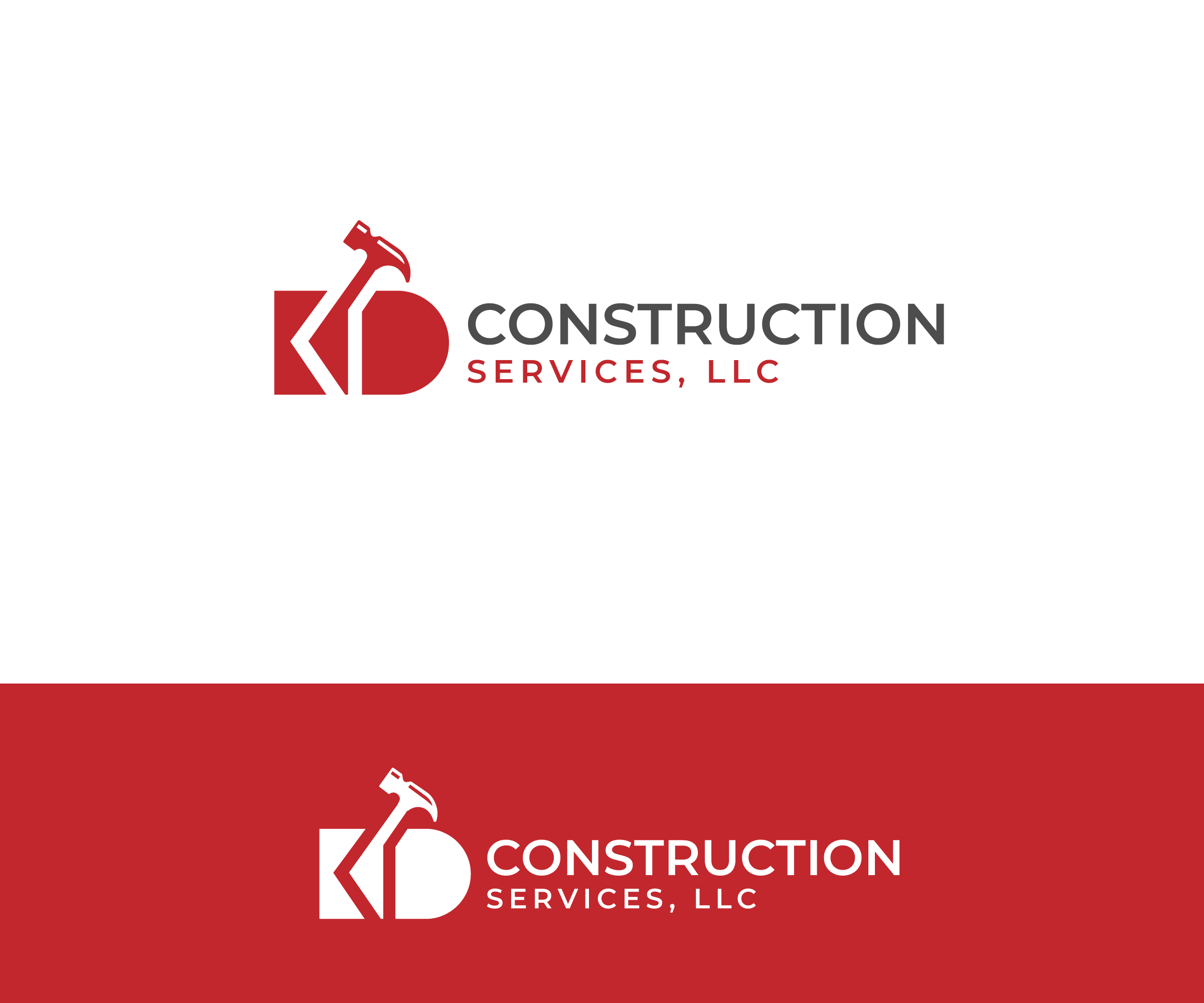 Logo Design by ecorokerz for KD Construction Services, LLC | Design #29534383