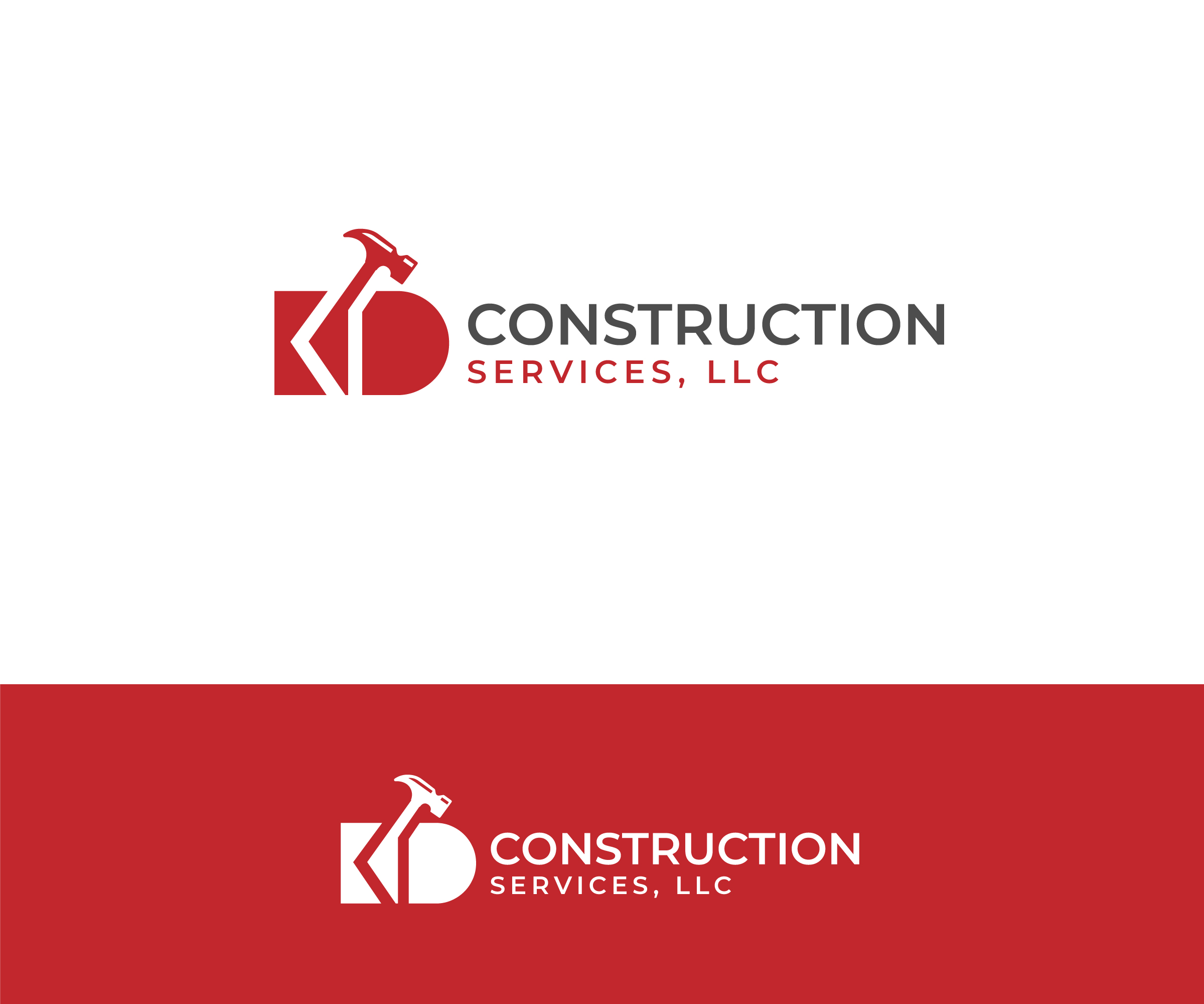 Logo Design by ecorokerz for KD Construction Services, LLC | Design #29534798