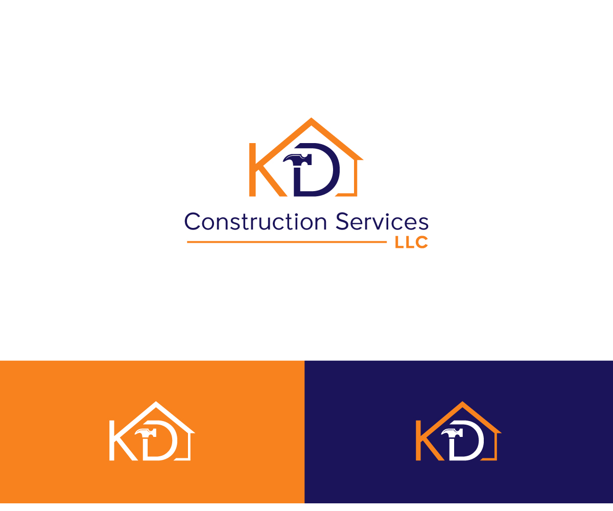 Logo Design by ecorokerz for KD Construction Services, LLC | Design #29535968