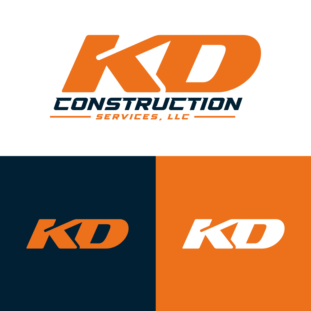Logo Design for KD Construction Services, LLC by dibbofficial Design