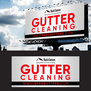 Design de Panneau par Designers Hub pour Bens Gutters Commercial | Design : #29557206
