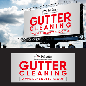 Design de Panneau par Designers Hub pour Bens Gutters Commercial | Design : #29557208