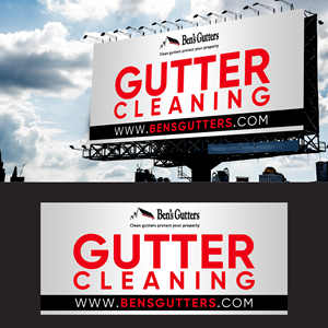 Design de Panneau par Designers Hub pour Bens Gutters Commercial | Design : #29557295