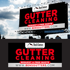 Design de Panneau par Designers Hub pour Bens Gutters Commercial | Design : #29562839
