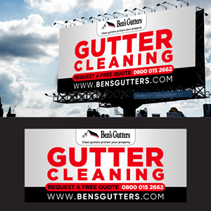 Design de Panneau par Designers Hub pour Bens Gutters Commercial | Design : #29562897