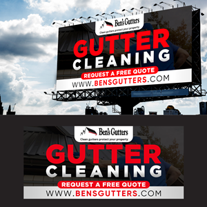 Design de Panneau par Designers Hub pour Bens Gutters Commercial | Design : #29574954
