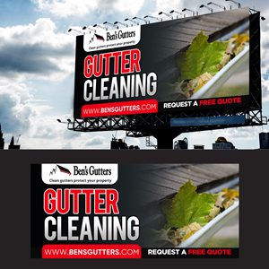 Design de Panneau par Designers Hub pour Bens Gutters Commercial | Design : #29580221