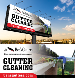 Design de Panneau par StromDesignHub pour Bens Gutters Commercial | Design : #29550450
