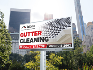 Design de Panneau par Sun Creative pour Bens Gutters Commercial | Design : #29533128