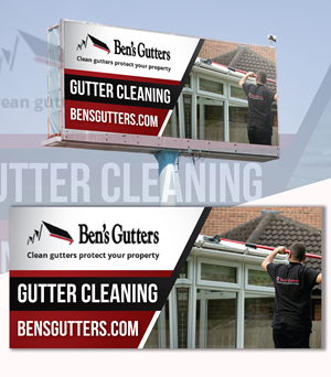 Design de Panneau par creativemood438 pour Bens Gutters Commercial | Design : #29542040
