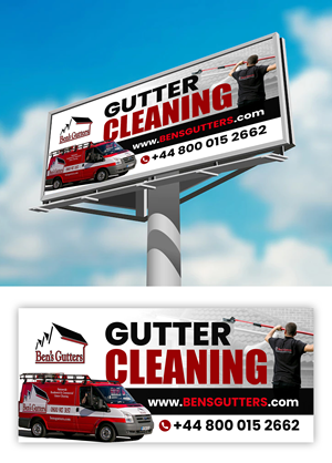 Design de Panneau par debdesign pour Bens Gutters Commercial | Design : #29539763