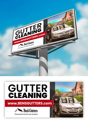 Design de Panneau par debdesign pour Bens Gutters Commercial | Design : #29539764