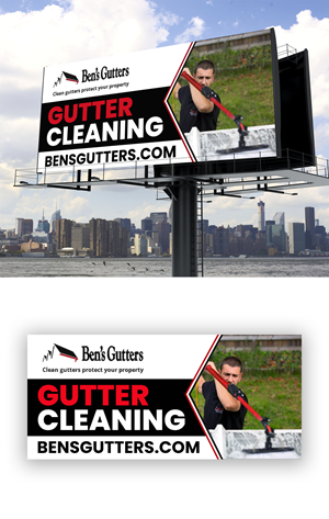 Design de Panneau par debdesign pour Bens Gutters Commercial | Design : #29539872
