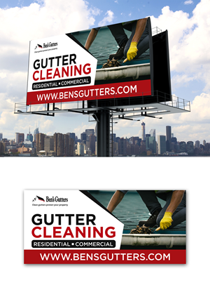 Design de Panneau par debdesign pour Bens Gutters Commercial | Design : #29539902