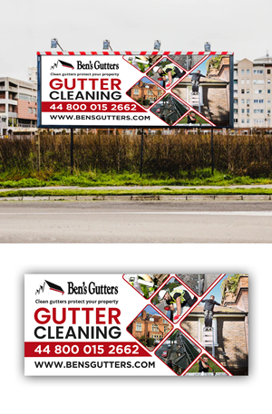 Billboard Design by debdesign for Bens Gutters Commercial | Design: #29540464