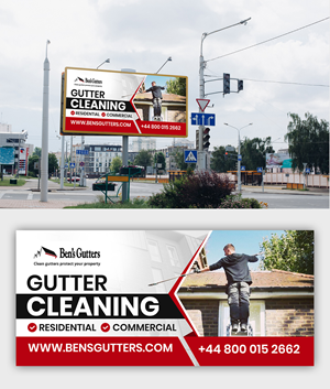 Billboard Design by debdesign for Bens Gutters Commercial | Design: #29540602
