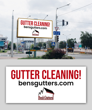 Billboard Design by debdesign for Bens Gutters Commercial | Design: #29581787
