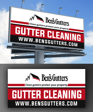 Design de Panneau par LAXMI DESIGNHUB pour Bens Gutters Commercial | Design : #29534445