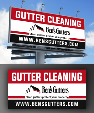 Design de Panneau par LAXMI DESIGNHUB pour Bens Gutters Commercial | Design : #29534446