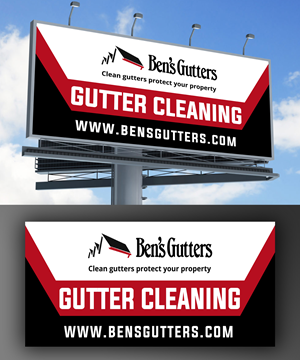 Design de Panneau par LAXMI DESIGNHUB pour Bens Gutters Commercial | Design : #29534447