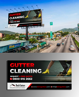 Design de Panneau par ecorokerz pour Bens Gutters Commercial | Design : #29534268