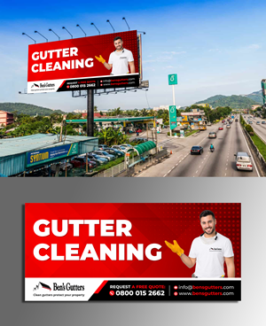 Design de Panneau par ecorokerz pour Bens Gutters Commercial | Design : #29534270