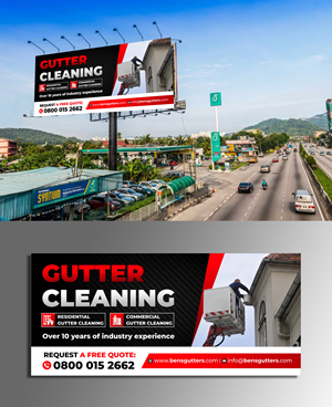Design de Panneau par ecorokerz pour Bens Gutters Commercial | Design : #29534749