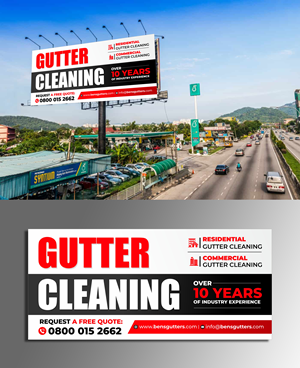 Design de Panneau par ecorokerz pour Bens Gutters Commercial | Design : #29534843